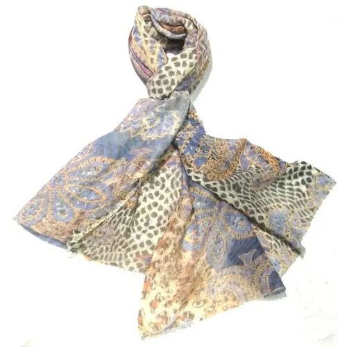 Wool Digital Printed Shawls - Color