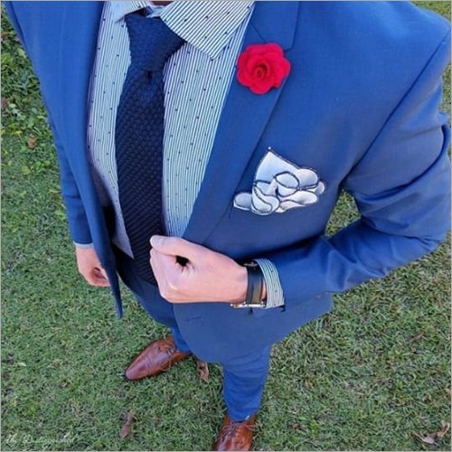 Mens Party Wear Coat Pant - Cotton Blend, Available In Sizes S-xxl, Rich Blue | Online Payment Accepted, Stylish Design For Men