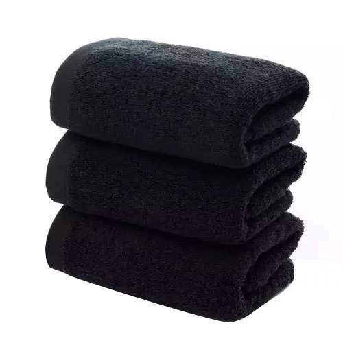 Black Bath Towel