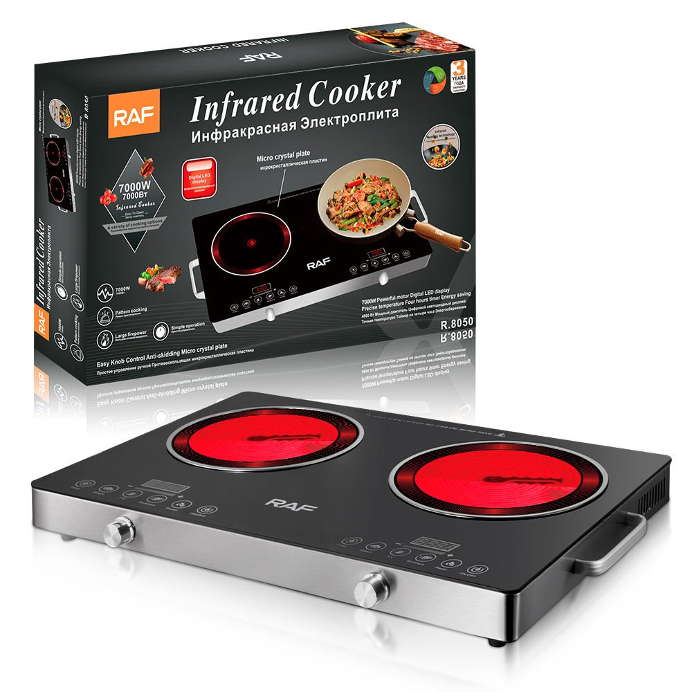 RAF DuoHeat 7000 – 2-Burner Infrared Cooktop