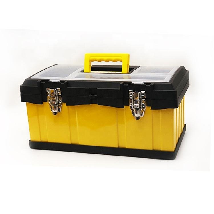 General Purpose 19/22 Inch Hard Plastic Tool Storage Box with Removable Parts