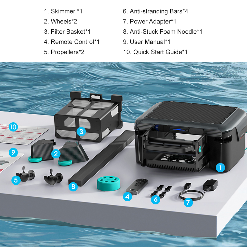 Upgraded Brushless Technology Robotic Pool Cleaner