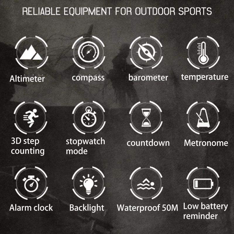 NORTH EDGE AP46 Outdoor Sports Digital Watch