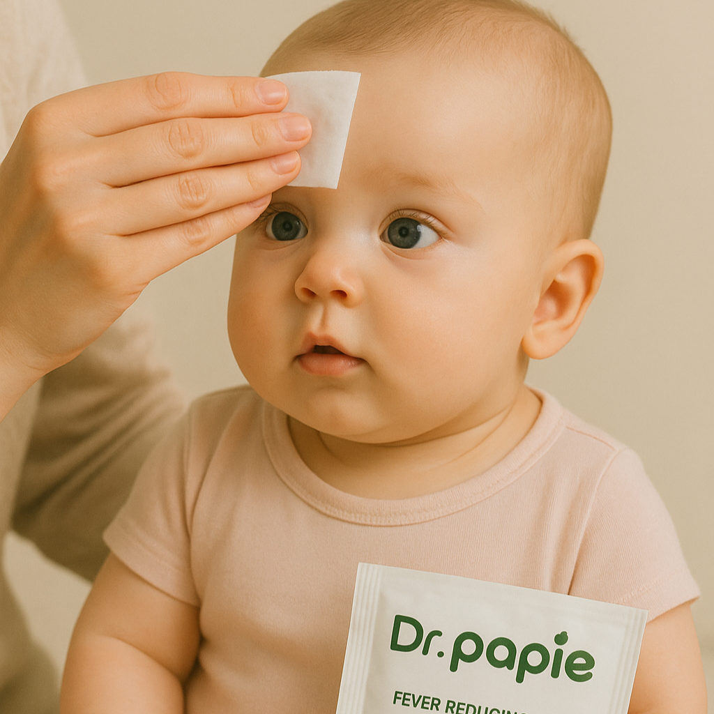 Dr. Papie Herbal Baby Cooling Patch Wipes