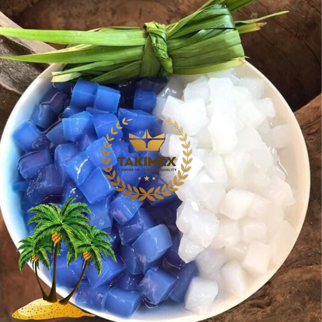 Natural Nata De Coco Coconut Jelly Milk Mango Pudding Bubble Tea Stick Ingredients Dessert Fruit Tea Topping 1kg Bulk Vietnam