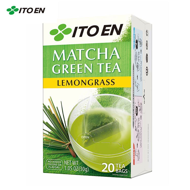 High Quality Japanese Lemongrass Matcha Green Tea Bags for Personal Use and Gift Giving Wholesale flavor tea