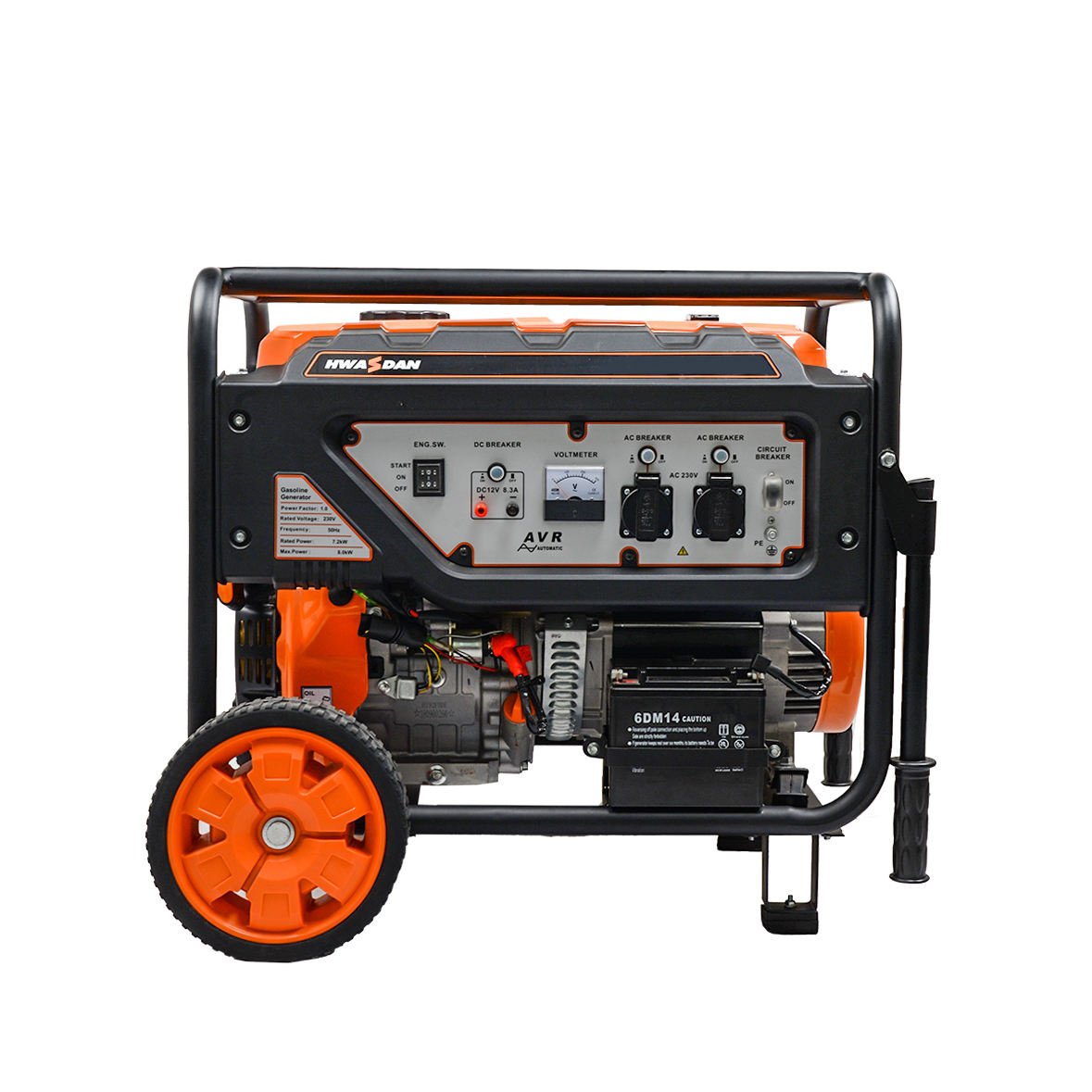 Hwasdan Factory Direct Sales 240 Volt Generator Gasoline 5 Kva Generator with Gasoline Engine