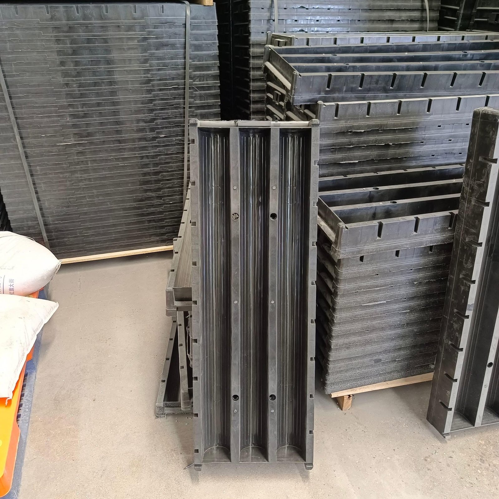 Square Plastic Durable NQ HQ PQ Plastic Core Tray Box Storage for Ore Mining