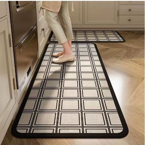 Modern Simple Kitchen Floor Mat Household Absorbent Quick-drying Floor Mat Entry Long Anti-slip Mat