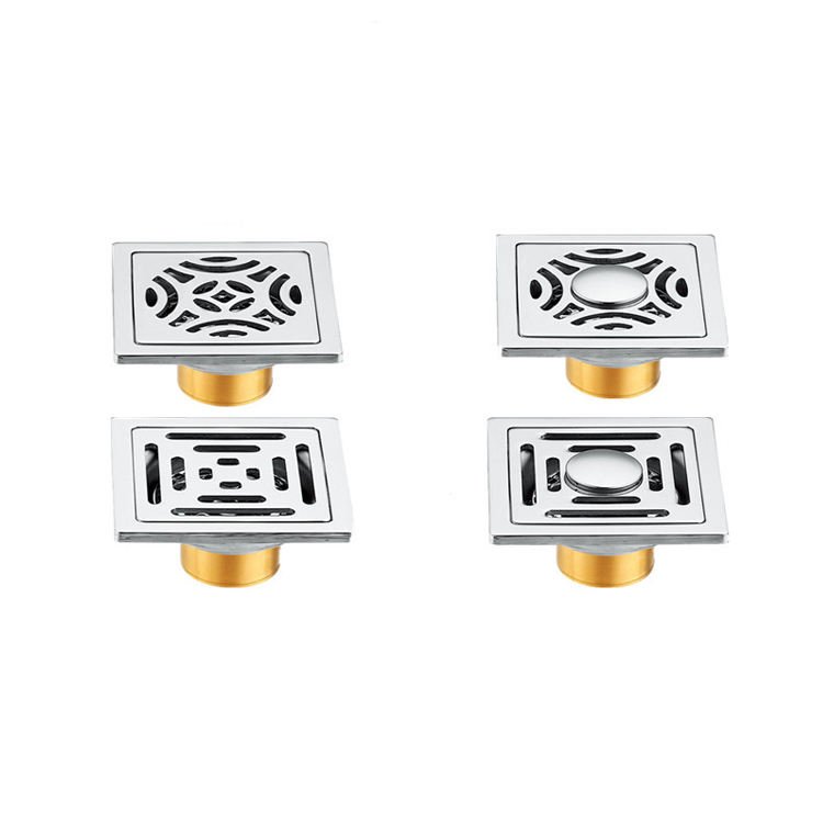 Accessory Sanitary Hardware Floor Drain Products Waste Grates Tile Insert Floor Drain Trap Square Floor Drain for Bathroom