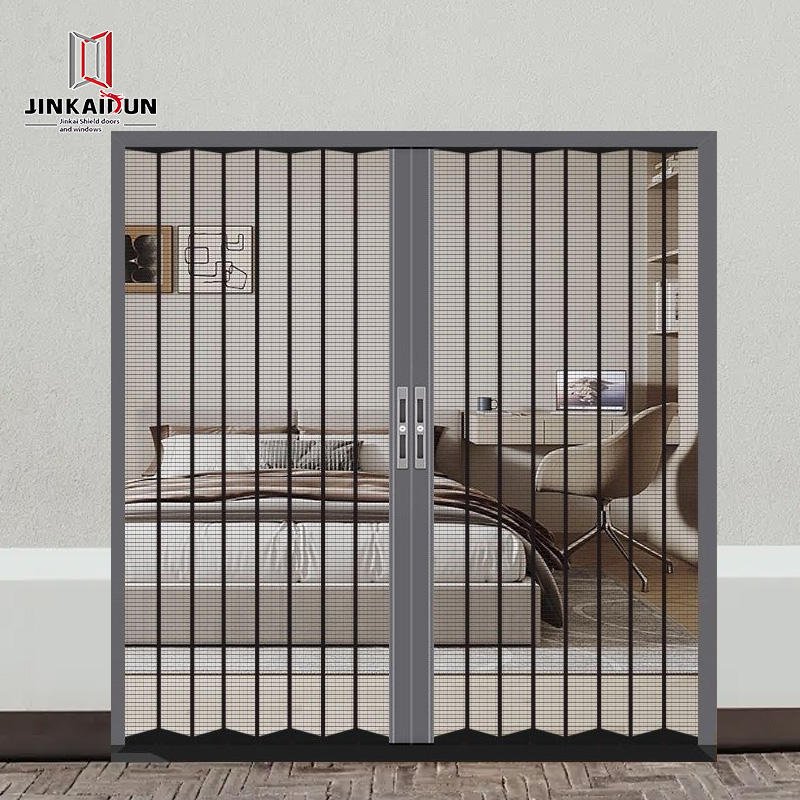 High-definition, Highly Transparent Stainless Steel Diamond Mesh Folding Screen Door