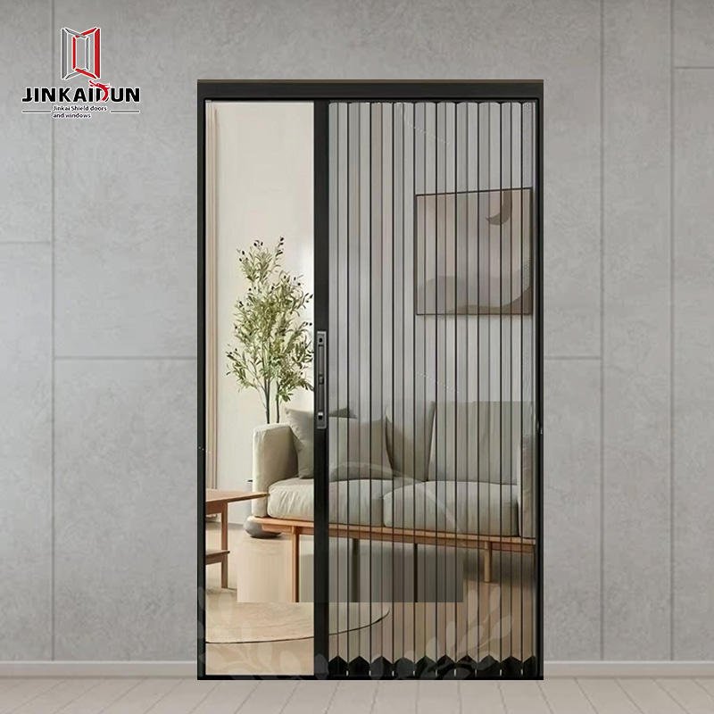 Jin Gang Net Invisible Folding Sliding Piano-style Screen Door