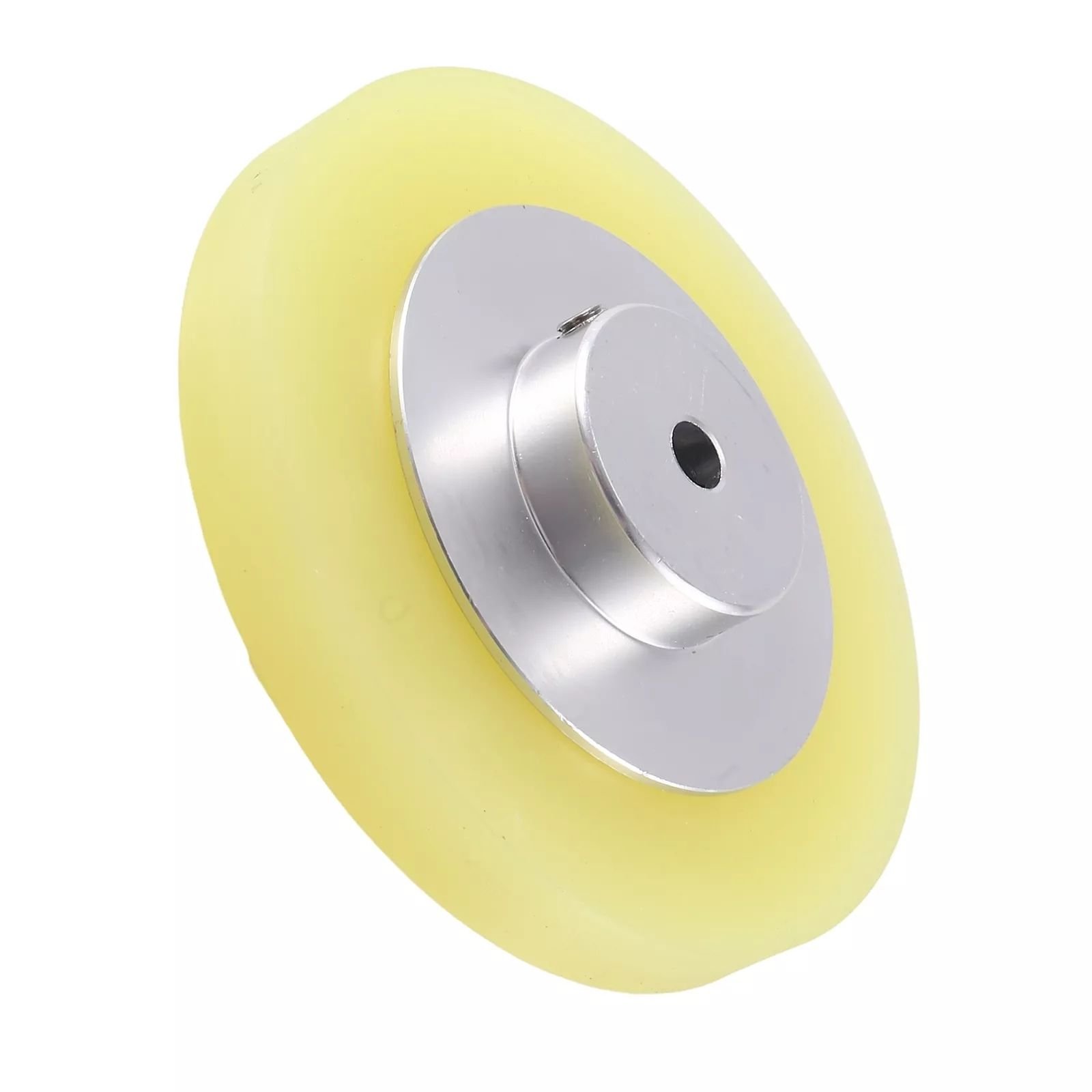 custom length Pu encoder wheel knurled aluminum stainless steel metal encoder wheel 100mm 200mm 300mm polyurethane encoder wheel