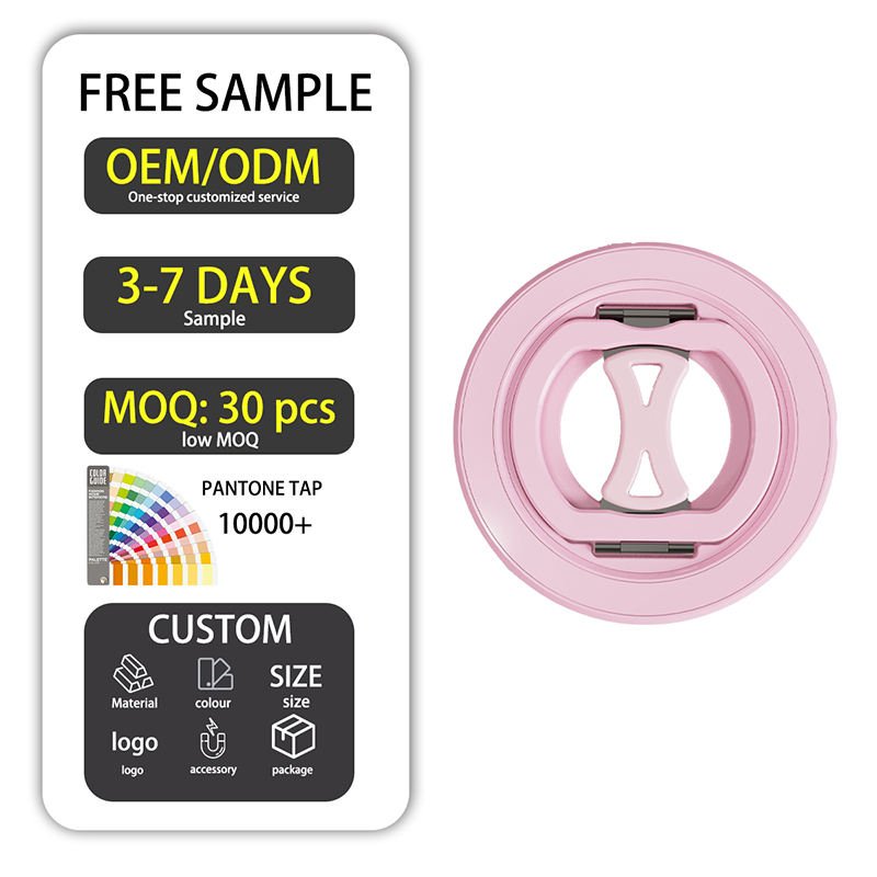 360 Degree Rotation Adjustable Foldable Magnetic Aluminum Alloy Universal Desk Stand Kickstand Finger Holder Grip Ring Holder