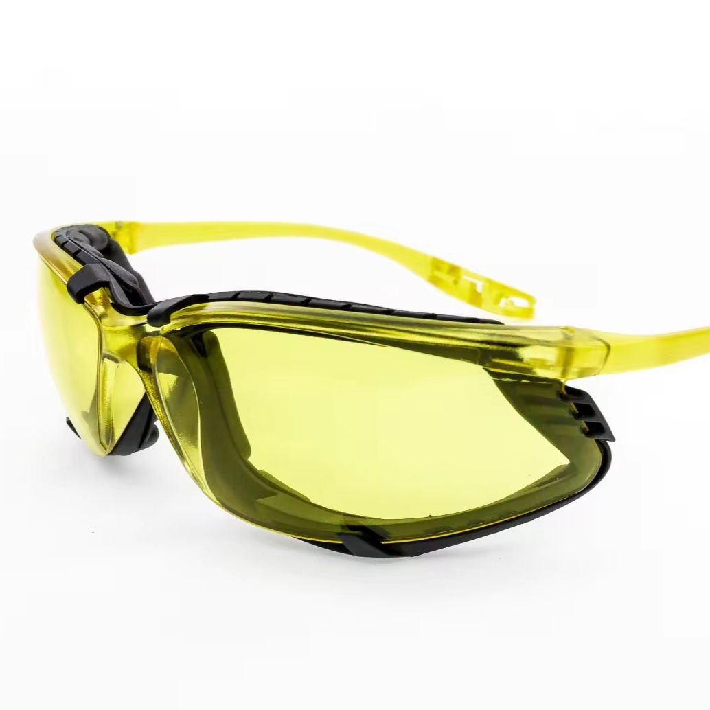 Manufacturer Work Safety Glasses Gasket Foam PC Lens ANSI Z87.1 Certified UV 385/400 Protection Hard Anti-fog/Anti-Scratch PS777