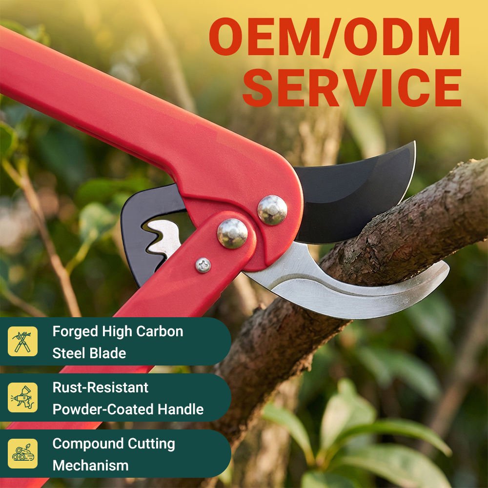 China Factory Bypass Loppers Heavy Duty Garden Pruning Tool Professional Branch Cutter Wholesale Manual Tree Trimmer