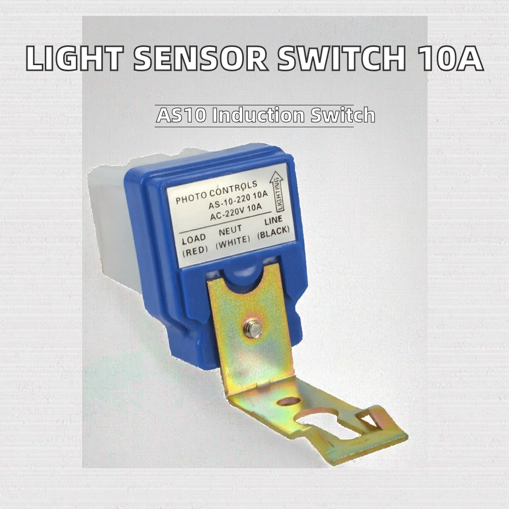 New Original AS10 Quality Induction Switch for Street Light Waterproof & Dustproof 220V/24V/12V I2C Communication 10A