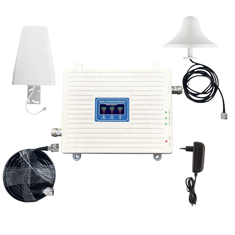 2026 Hot Selling Good Quality 900/1800/2100mhz Mobile Network signal Booster With Outdoor Indoor Antenna and Cable