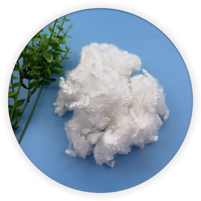 Best Selling Virgin Grade 3D 64MM Antibacterial HCS Polyester Staple Filling Fiber