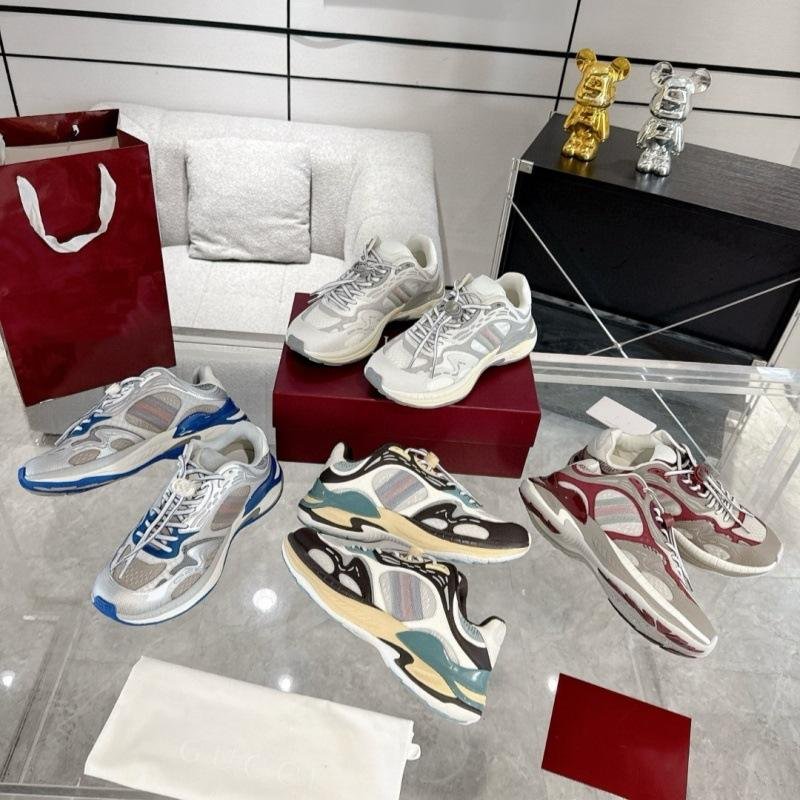 New Genuine Leather 2.0 Cushioned Running Shoes Thick-soled Height-increasing Chunky Sneakers Versatile Trendy Unisex AthleticNew Genuine Leather 2.0 Cushioned Running Shoes Thick-soled Height-increasing Chunky Sneakers Versatile Trendy Unisex Athletic