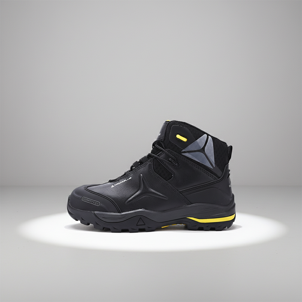 2mm Top Layer Grain Leather Upper, Anti Smashing, Anti Piercing, Anti-static Safety Shoes