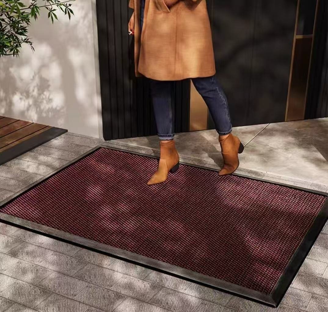 High Rebound Anti-slip PVC Entrance Mat Customized Logo/Color/size/package for High-frequency Pedestrian Flow/humid Environments