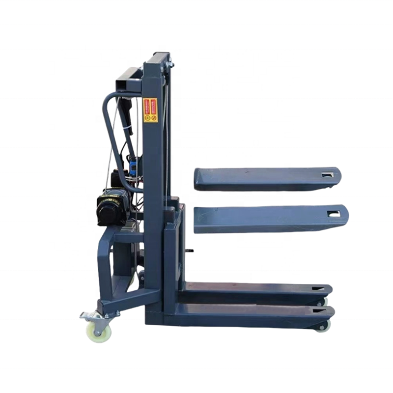 Portable Self-Loading Electric Forklift with Stage Light Box Mini Self-Climb Forklift Mounted on Small Pallet Truck