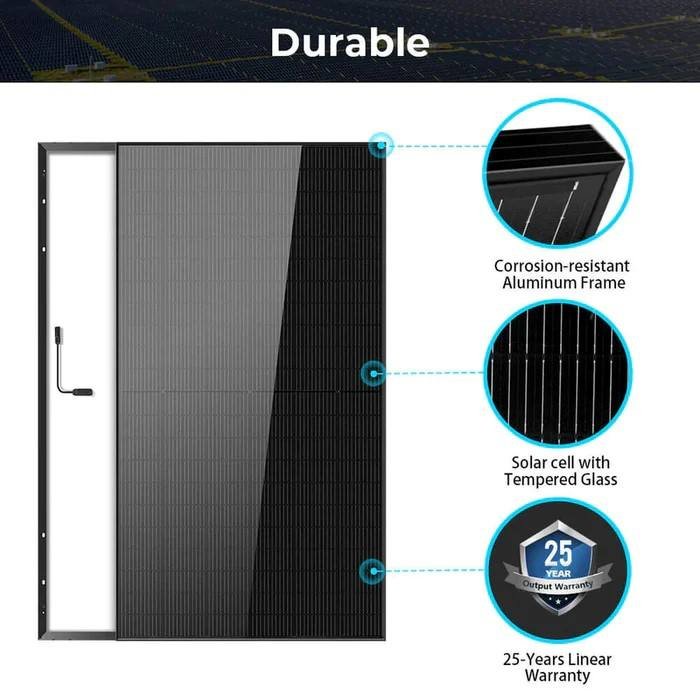 Su n G Gold Power 500W Half Cell Mono Black PERC Solar Panel Full Planet 32 Panel