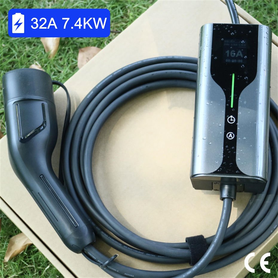 Top Quality and Good Price Portable European Standard High Power Electric Vehicle Multifunction Ev Charger Gun
