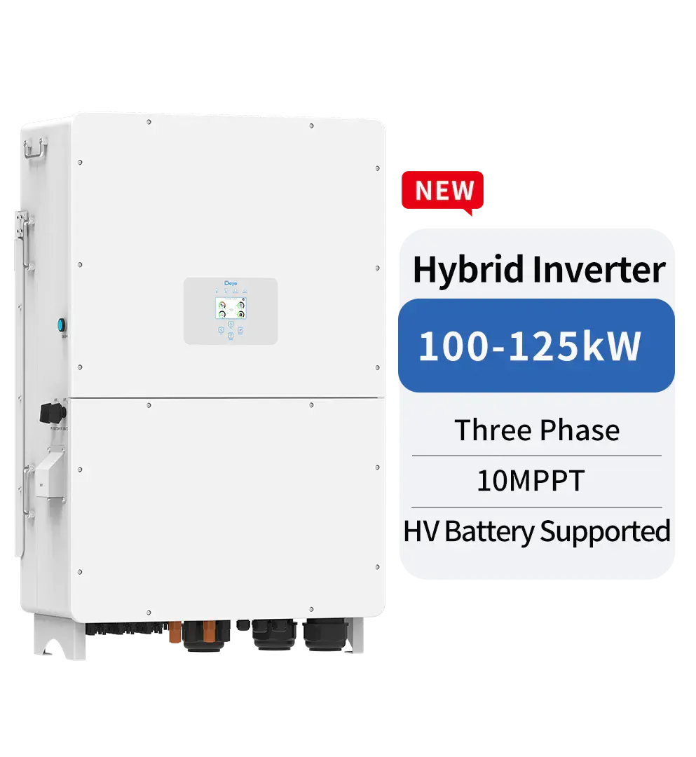 In Stock for SUN-100/125K-SG02HP3-EU-GM10 Triple Output 125/100KW Hybrid Solar Commercial Inverter