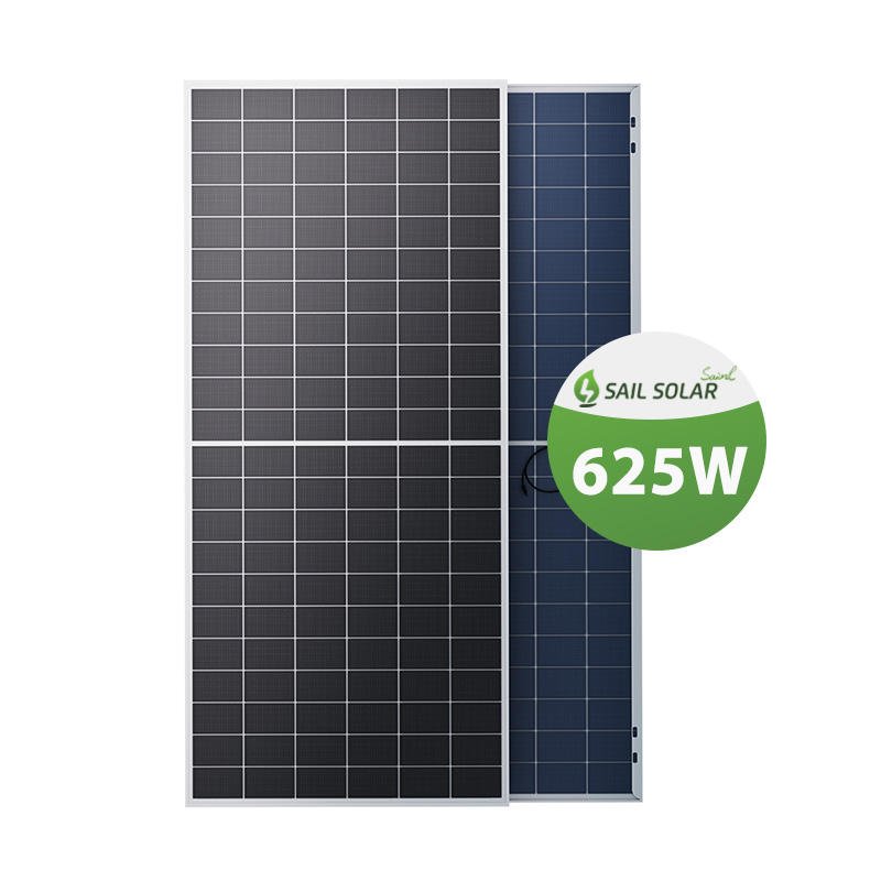 Sail Solar Out Door 615W 620W 625W 630W 635W 640W Photovoltaic Topcon Bifacial 132cells Solar Panels Pv Panel
