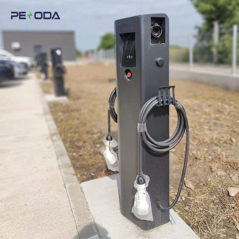 PENODA 22kW Commercial Wall-Mounted EV Charging Station with Type2 Plug 5m Cable OCPP 1.6J New