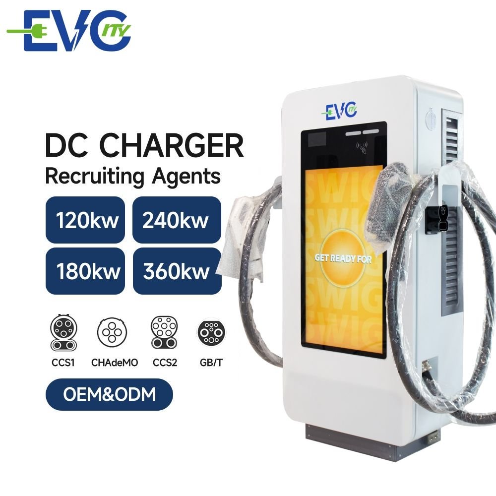 DC EV Charging Station GB/T 180kW 380V Outdoor Floor Mounted RFID Enabled OCPP Fast Charging Pile Station CCS CHAdeMO GBT NACS