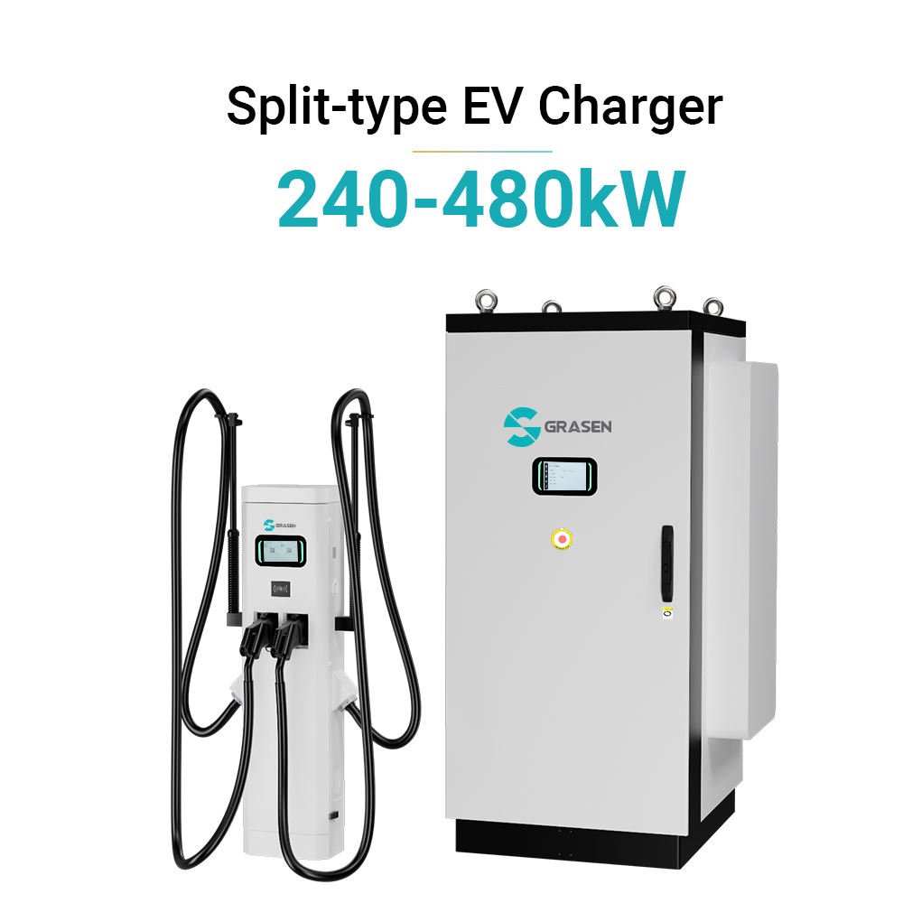 240kW-480kW Split-type EV Charger CCS2 CCS1 GBT OCPP 1.6J Software APP EV Fast Charging Station for Business