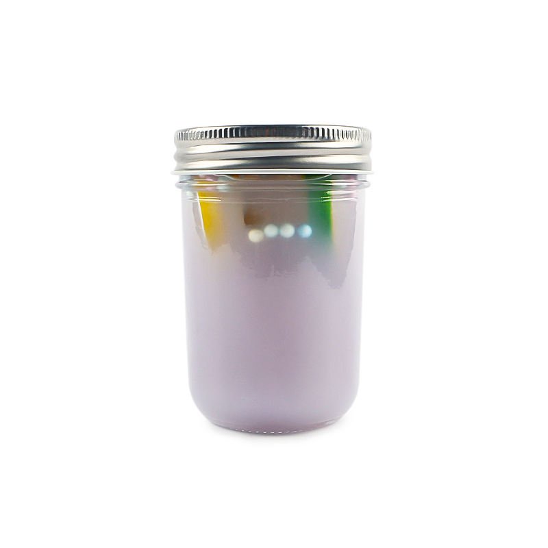 Cheap Empty 250ml 8oz Wide Mouth Round Food Grade Jam Caviar Glass Mason Jars With Regular Lids