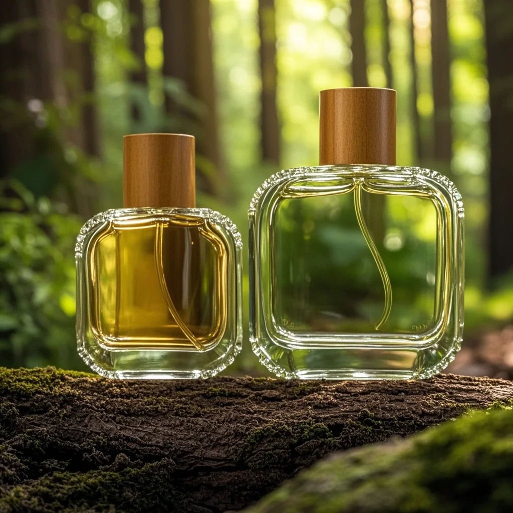 High Quality Transparent Luxury Glass Perfume Bottle Square 30ml 50ml 100ml Sizes Spray for Empty Packing Minimum Order 100pcs