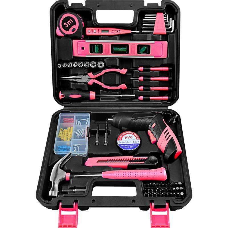 Sorlund Carbon Steel 1 Year Household Hardware Electrician Maintenance Charging Electric Screwdriver Tool Set Manual Toolbox