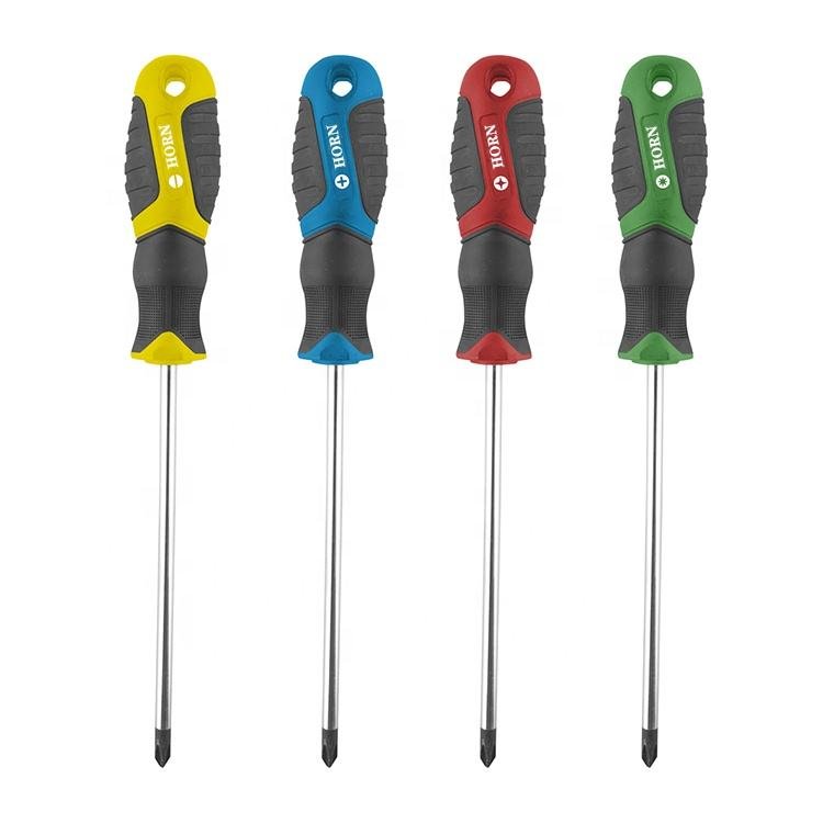 Horn Hot Sale Rubber Handle Portable Hand Repair Tool Torque Screwdriver Multi-specification Screwdriver
