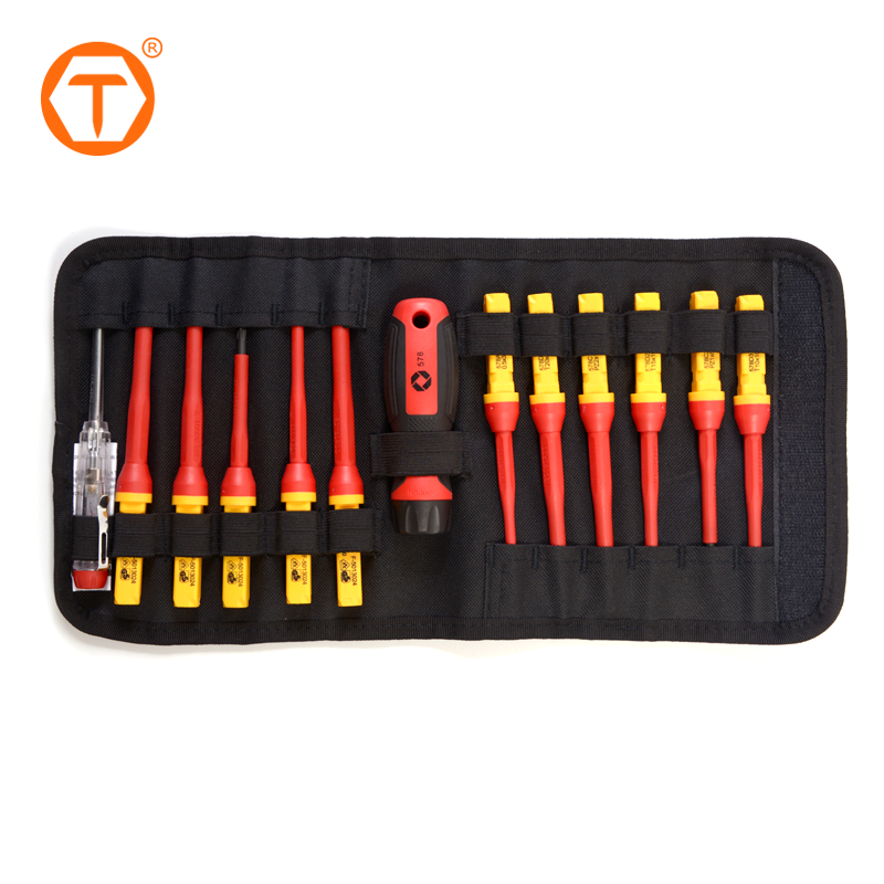 Interchangeable Electrical Electrician Tools Insulation Screwdriver Set