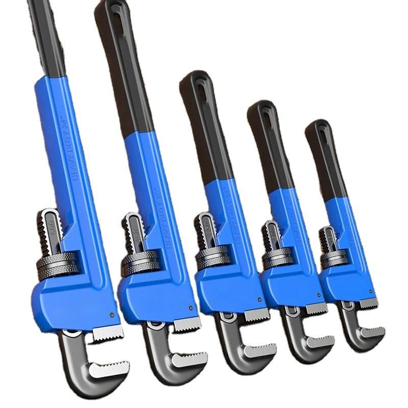 Jutye Steel Adjustable Jaws Single End Heavy Duty Hand Multi-functional Pipe Wrench Set Water Pump Pliers
