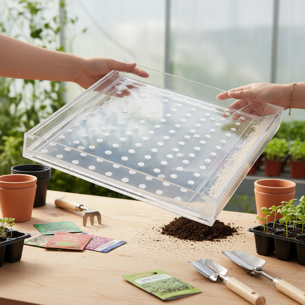 Handheld Plastic Seed Sowing Tool for Many Different Plant Seed Sowing for Farm Greenhouse Use
