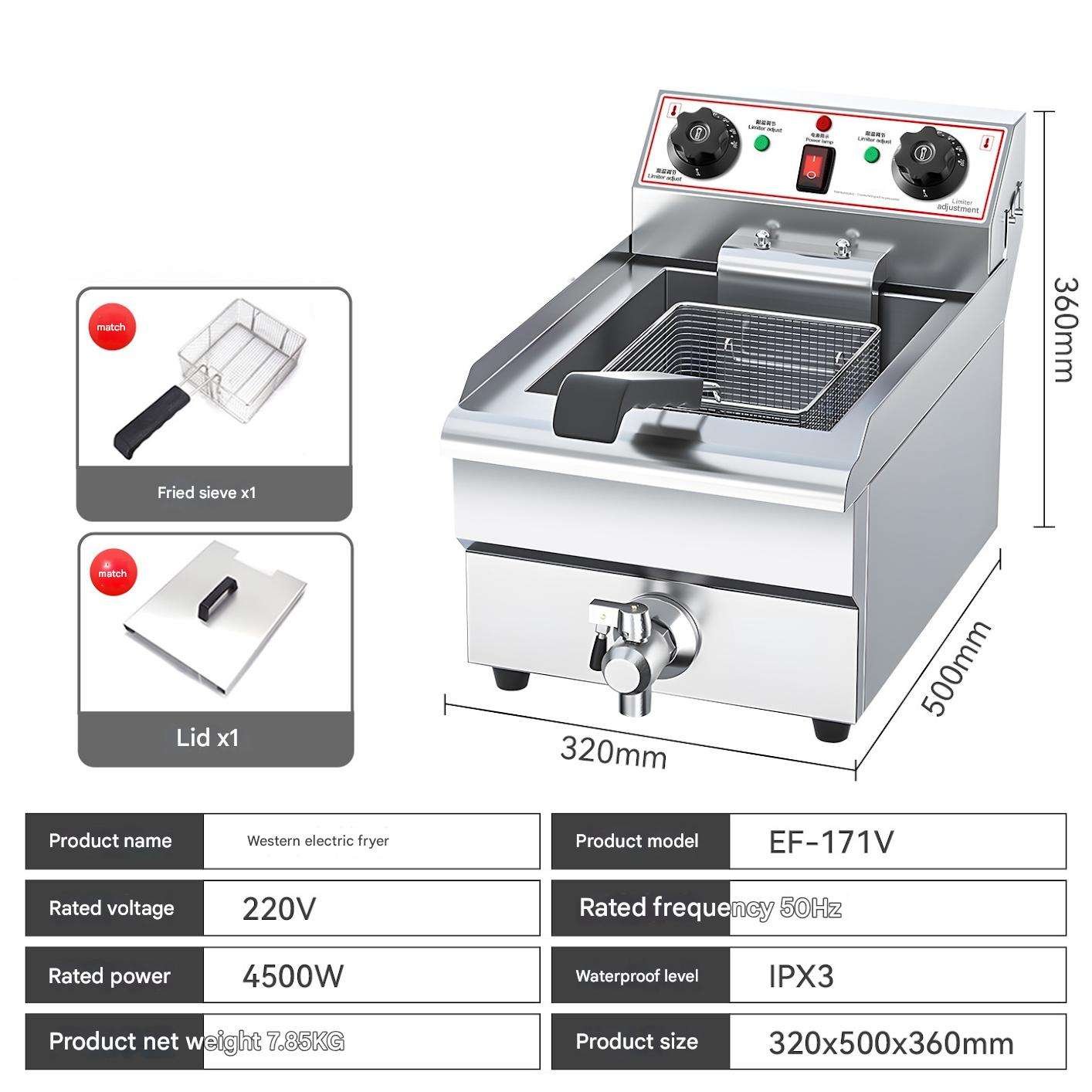 Electric Cassava Garri Fryer Machine Commercial Industrial Frying Equipment for African Food Processing