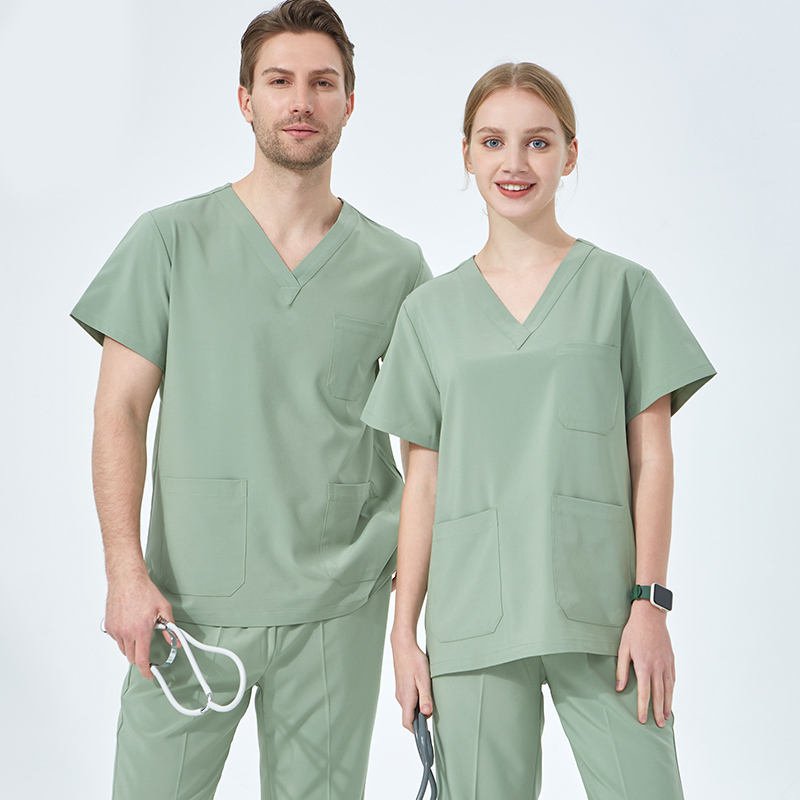 Quick-Dry Medical Scrubs Nursing Uniform for Women and Men Breathable Sanitary Clinical Aesthetic Nurse Suit Doctor Workwear