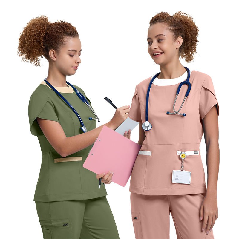 Premium Unisex Medical Scrubs Set for Nurses Healthcare Professionals High Quality Ultra-Soft Breathable & Anti-Wrinkle Fabric