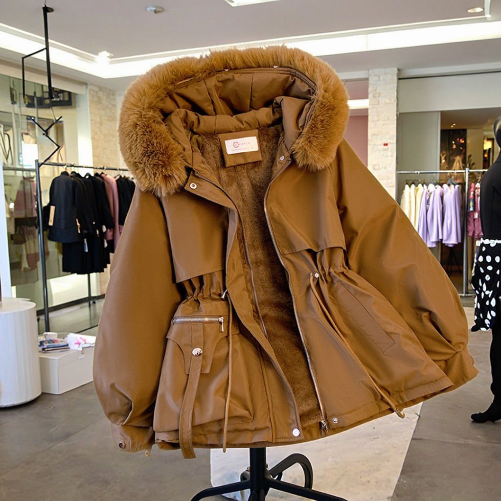 Women's High Quality Midi Length Fur Coat Women Thick Warm Slim Style Winter Coats for Ladies Oversized Trench Coat Women