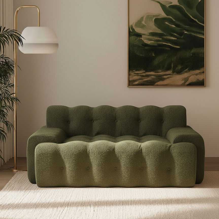 Cloud Modular Sectional Sofa Modern Upholstered Boneless Couches Chair for Living Room Bedroom Sofa