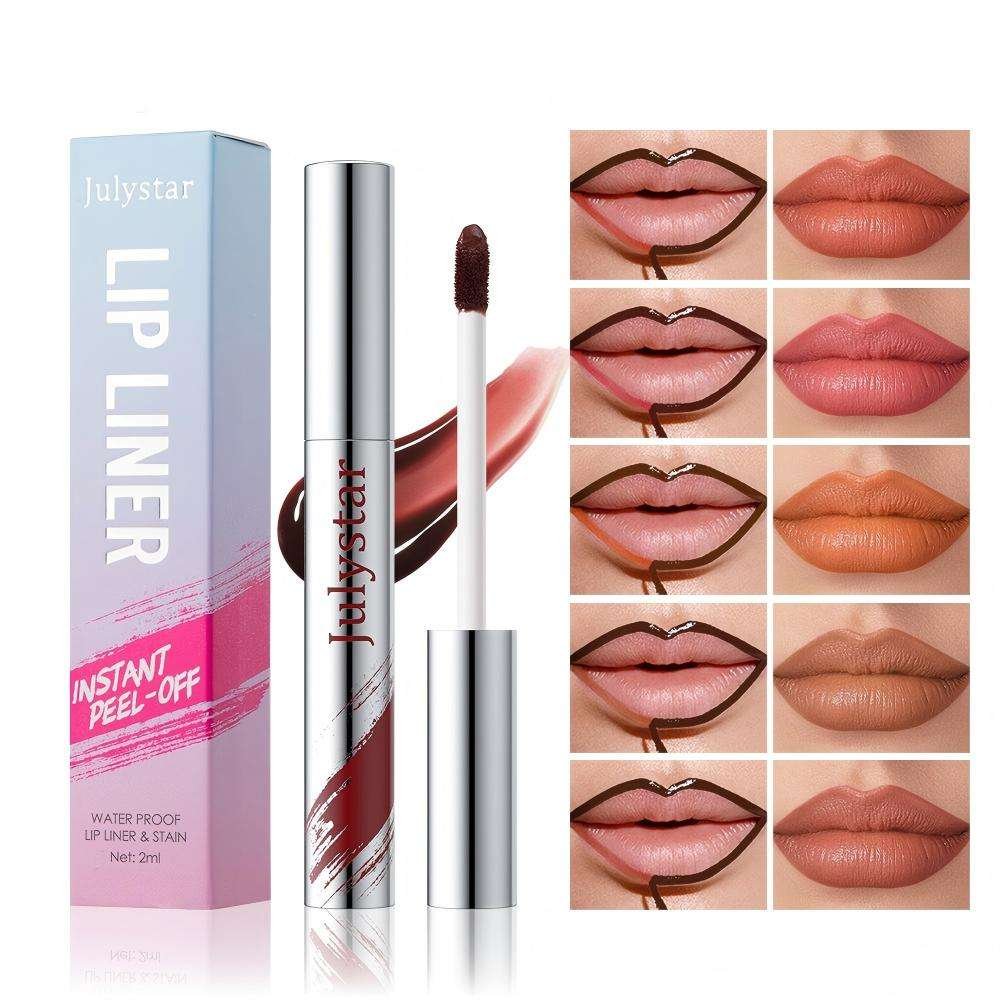 Wholesale Hot Sale Fashion Tear Lip Liner Peel Jelly Tattoo Lip Gloss Waterproof Long Lasting Moisturizing Matte Lip Stain