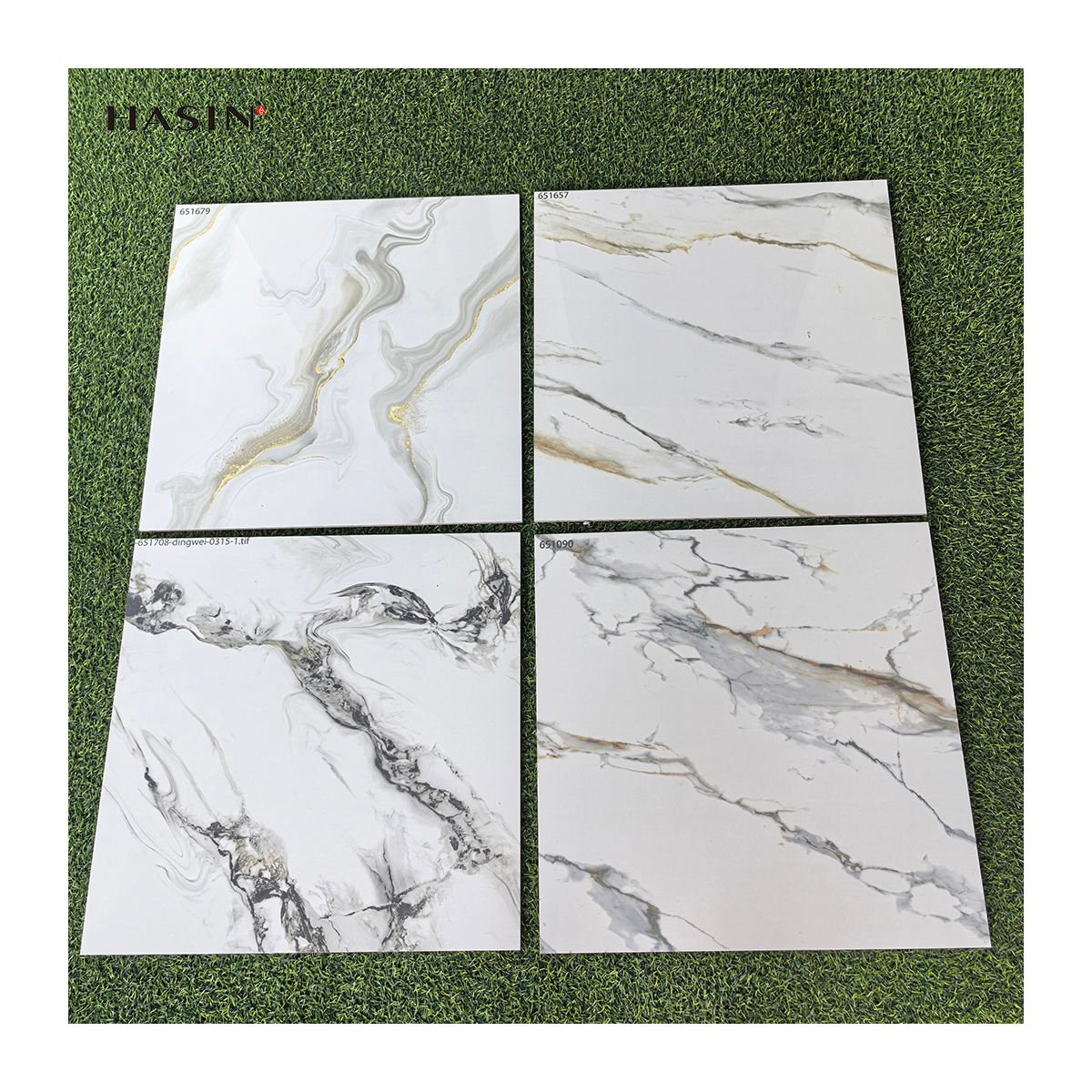 Wholesale 60X60 Porcelain Carrelage Marble Floor Tile Polished Glossy Glazed Surface Keramische Fliese for Interior Wall Tiles