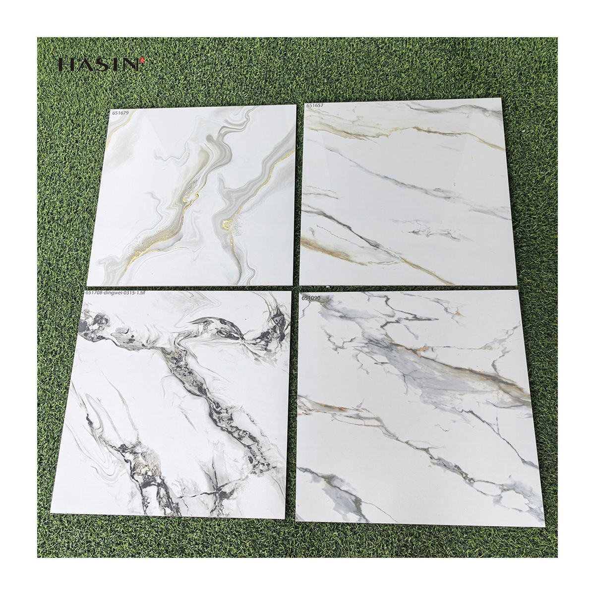 Top Quality 60X60 Piso Porcelanto Glossy Glazed Ceramic Tile for Floor Interior Carrelage Polished Marble Porcelain Wall Tiles