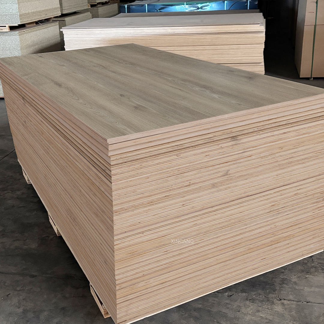 18mm Melamine Plywood Board E1 Grade Waterproof Anti-Scratch for Furniture Making